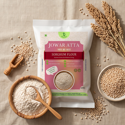 Jowar Atta (Sorghum Flour) | 100% Natural | 400g